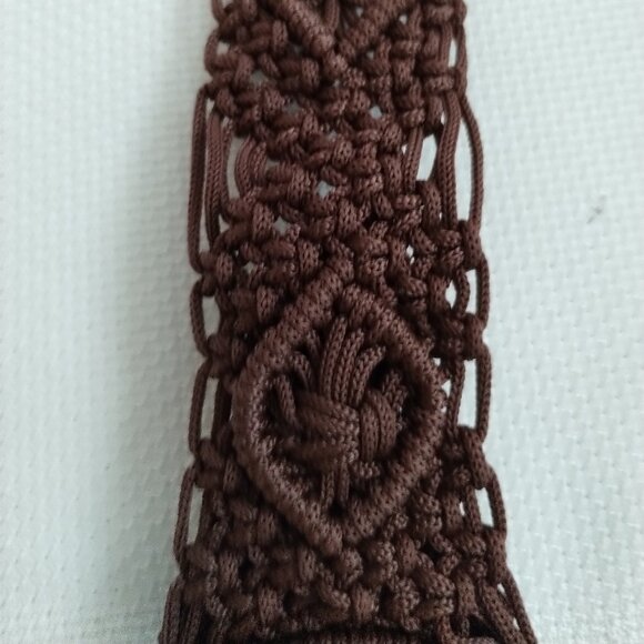 Macramé handmade towel holder - Picture 8 of 9